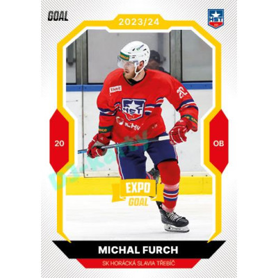 2023/24 Goal cards Chance Liga 1. série #031 Michal Furch EXPO Bronze 1of6