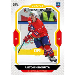 2023/24 Goal cards Chance Liga 1. série #032 Antonín Bořuta EXPO Bronze 1of6