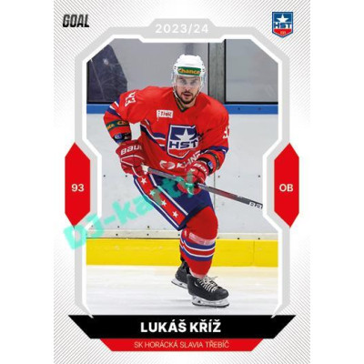 2023/24 Goal cards Chance Liga 1. série #035 Lukáš Kříž