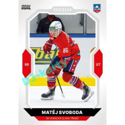 2023/24 Goal cards Chance Liga 1. série #039 Matěj Svoboda