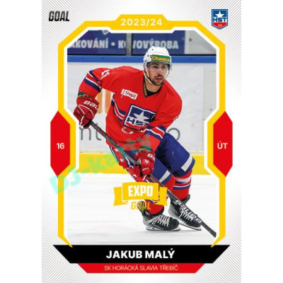 2023/24 Goal cards Chance Liga 1. série #040 Jakub Malý EXPO Bronze 1of6