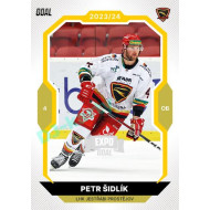 2023/24 Goal cards Chance Liga 1. série #045 Petr Šidlík EXPO Silver 1of6