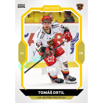 2023/24 Goal cards Chance Liga 1. série #047 Tomáš Drtil EXPO Silver 1of6