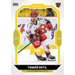 2023/24 Goal cards Chance Liga 1. série #047 Tomáš Drtil EXPO Bronze 1of6