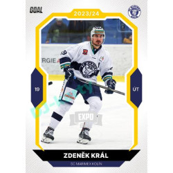 2023/24 Goal cards Chance Liga 1. série #150 Zdeněk Král EXPO Silver 1of6