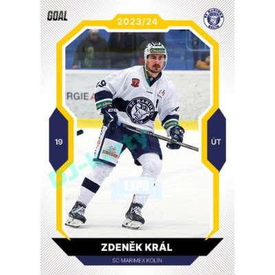 2023/24 Goal cards Chance Liga 1. série #150 Zdeněk Král EXPO Perleť 1of6