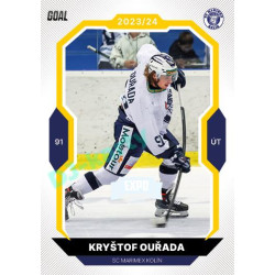 2023/24 Goal cards Chance Liga 1. série #154 Kryštof Ouřada EXPO Perleť 1of6
