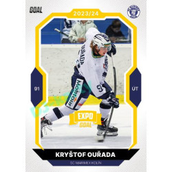 2023/24 Goal cards Chance Liga 1. série #154 Kryštof Ouřada EXPO Bronze 1of6