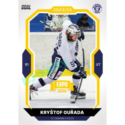 2023/24 Goal cards Chance Liga 1. série #154 Kryštof Ouřada EXPO Bronze 1of6