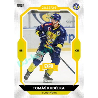 2023/24 Goal cards Chance Liga 1. série #105 Tomáš Kudělka EXPO Bronze 1of6