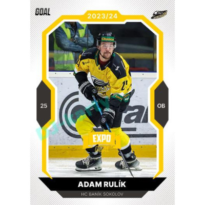 2023/24 Goal cards Chance Liga 1. série #158 Adam Rulík EXPO Bronze 1of6