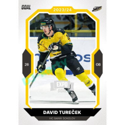 2023/24 Goal cards Chance Liga 1. série #159 David Tureček EXPO Silver 1of6