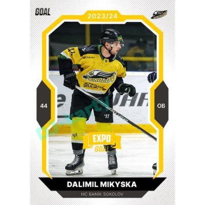2023/24 Goal cards Chance Liga 1. série #160 Dalimil Mikyska EXPO Bronze 1of6