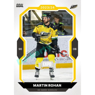 2023/24 Goal cards Chance Liga 1. série #161 Martin Rohan EXPO Silver 1of6