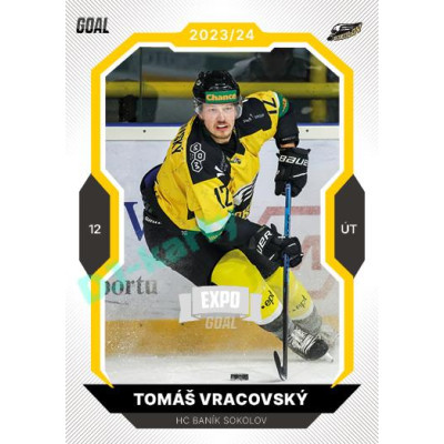 2023/24 Goal cards Chance Liga 1. série #162 Tomáš Vracovský EXPO Silver 1of6