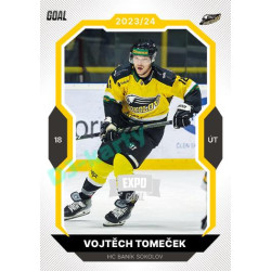 2023/24 Goal cards Chance Liga 1. série #163 Vojtěch Tomeček EXPO Silver 1of6