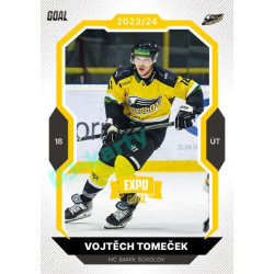 2023/24 Goal cards Chance Liga 1. série #163 Vojtěch Tomeček EXPO Bronze 1of6