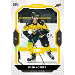 2023/24 Goal cards Chance Liga 1. série #164 Filip Koffer EXPO Bronze 1of6