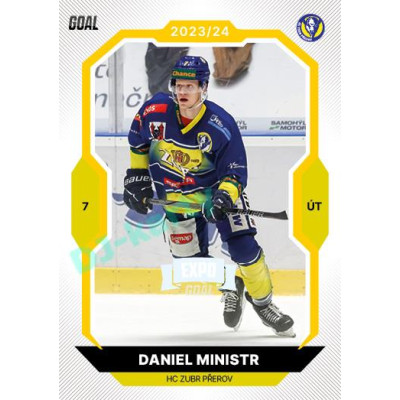 2023/24 Goal cards Chance Liga 1. série #106 Daniel Ministr EXPO Perleť 1of6