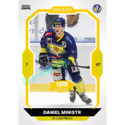 2023/24 Goal cards Chance Liga 1. série #106 Daniel Ministr EXPO Bronze 1of6