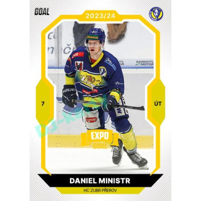 2023/24 Goal cards Chance Liga 1. série #106 Daniel Ministr EXPO Bronze 1of6