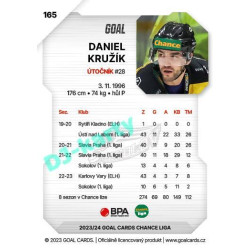 2023/24 Goal cards Chance Liga 1. série #165 Daniel Kružík
