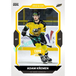 2023/24 Goal cards Chance Liga 1. série #166 Adam Křemen EXPO Bronze 1of6
