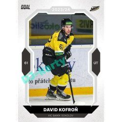 2023/24 Goal cards Chance Liga 1. série #167 David Kofroň