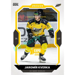 2023/24 Goal cards Chance Liga 1. série #168 Jaromír Kverka EXPO Bronze 1of6