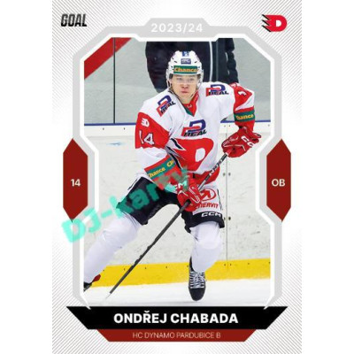 2023/24 Goal cards Chance Liga 1. série #171 Ondřej Chabada
