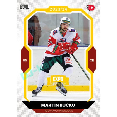 2023/24 Goal cards Chance Liga 1. série #173 Martin Bučko EXPO Bronze 1of6