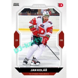2023/24 Goal cards Chance Liga 1. série #174 Jan Kolář