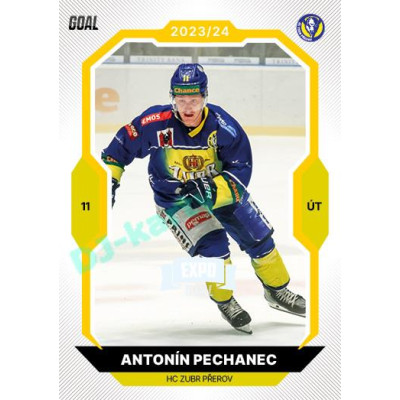2023/24 Goal cards Chance Liga 1. série #107 Antonín Pechanec EXPO Perleť 1of6