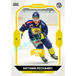 2023/24 Goal cards Chance Liga 1. série #107 Antonín Pechanec EXPO Bronze 1of6