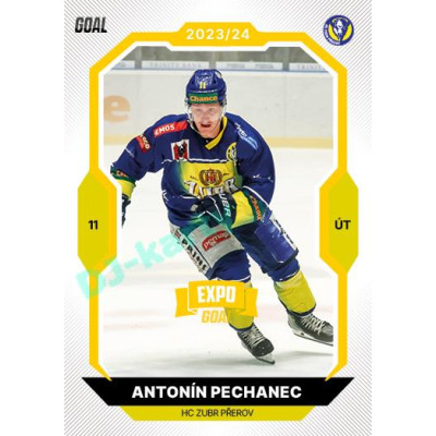 2023/24 Goal cards Chance Liga 1. série #107 Antonín Pechanec EXPO Bronze 1of6
