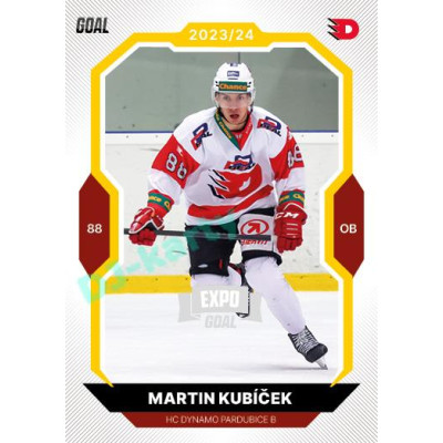 2023/24 Goal cards Chance Liga 1. série #175 Martin Kubíček EXPO Silver 1of6