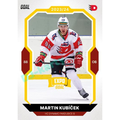 2023/24 Goal cards Chance Liga 1. série #175 Martin Kubíček EXPO Bronze 1of6
