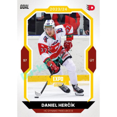 2023/24 Goal cards Chance Liga 1. série #176 Daniel Herčík EXPO Bronze 1of6