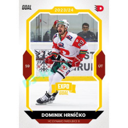 2023/24 Goal cards Chance Liga 1. série #178 Dominik Hrníčko EXPO Bronze 1of6