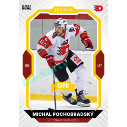2023/24 Goal cards Chance Liga 1. série #179 Michal Pochobradský EXPO Bronze 1of6
