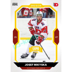 2023/24 Goal cards Chance Liga 1. série #180 Josef Mikyska EXPO Bronze 1of6