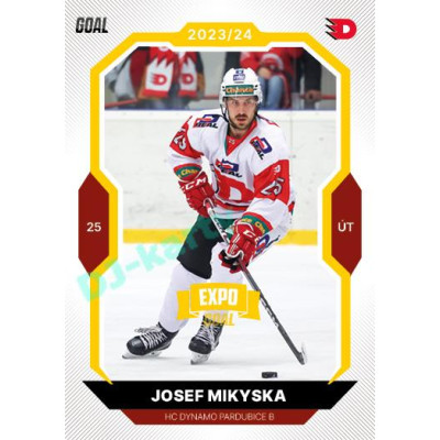 2023/24 Goal cards Chance Liga 1. série #180 Josef Mikyska EXPO Bronze 1of6