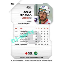 2023/24 Goal cards Chance Liga 1. série #180 Josef Mikyska