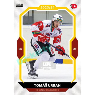 2023/24 Goal cards Chance Liga 1. série #181 Tomáš Urban EXPO Silver 1of6