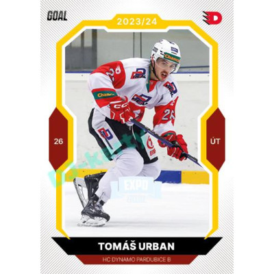 2023/24 Goal cards Chance Liga 1. série #181 Tomáš Urban EXPO Perleť 1of6