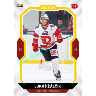 2023/24 Goal cards Chance Liga 1. série #182 Lukáš Žálčík EXPO Silver 1of6