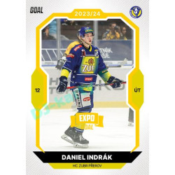 2023/24 Goal cards Chance Liga 1. série #108 Daniel Indrák EXPO Bronze 1of6