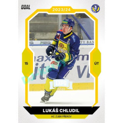 2023/24 Goal cards Chance Liga 1. série #110 Lukáš Chludil EXPO Perleť 1of6