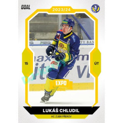 2023/24 Goal cards Chance Liga 1. série #110 Lukáš Chludil EXPO Bronze 1of6