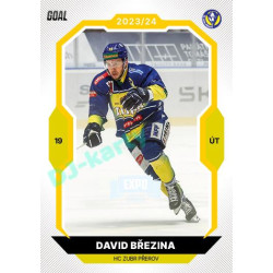 2023/24 Goal cards Chance Liga 1. série #111 David Březina EXPO Perleť 1of6